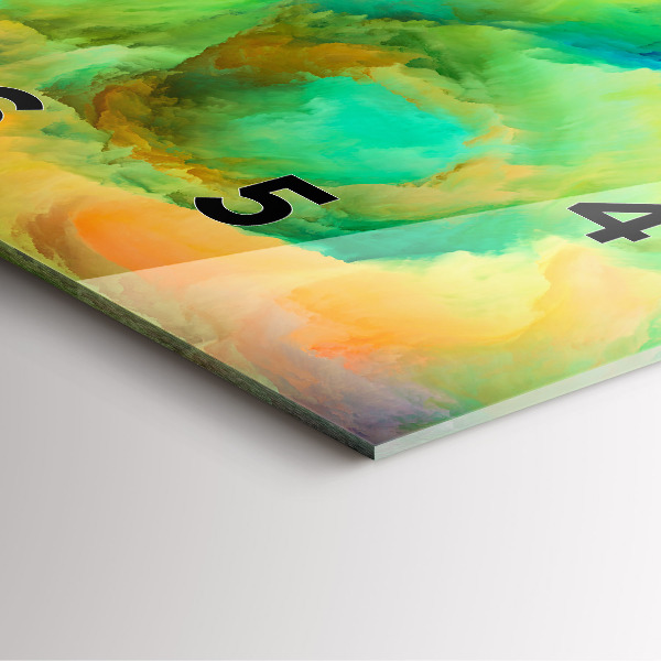 Reloj de pared cuadrado Textura fractal