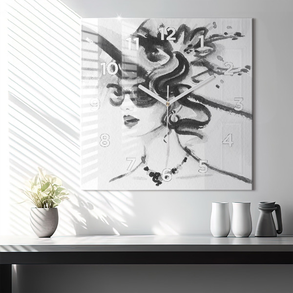 Reloj cuadrado Mujer a la moda