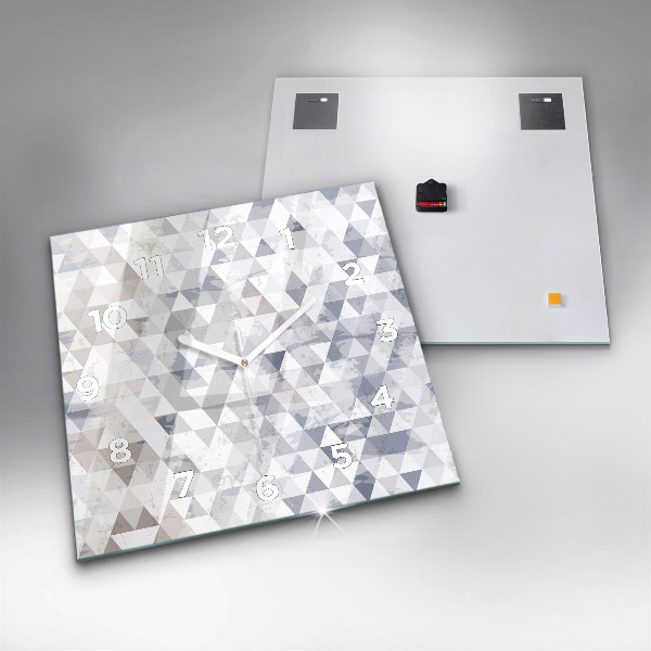 Reloj cuadrado Dibujo geométrico
