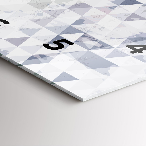 Reloj cuadrado Dibujo geométrico