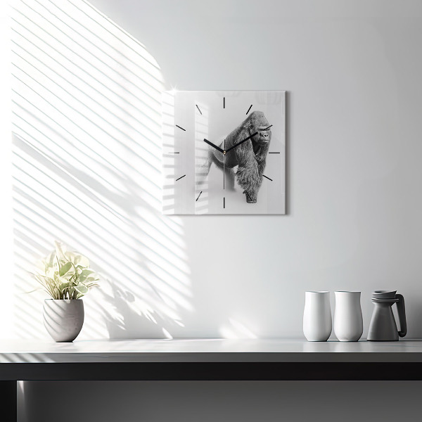 Reloj cuadrado Colección de arte animal