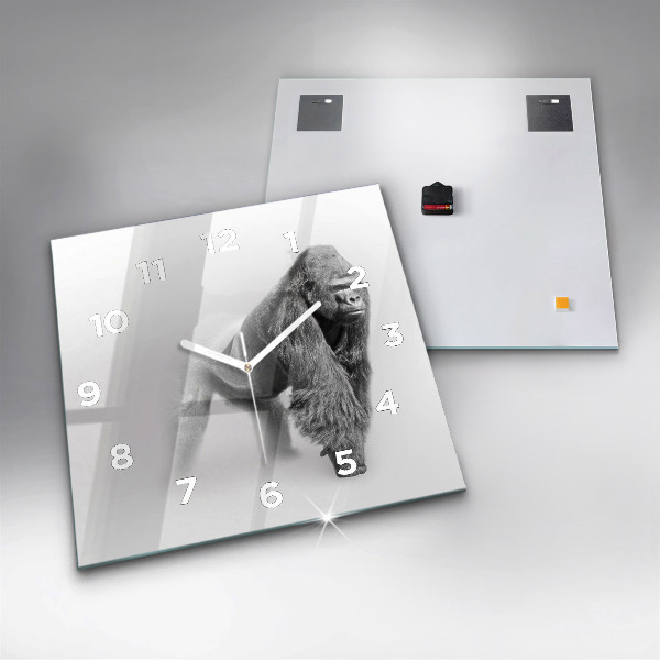 Reloj cuadrado Colección de arte animal