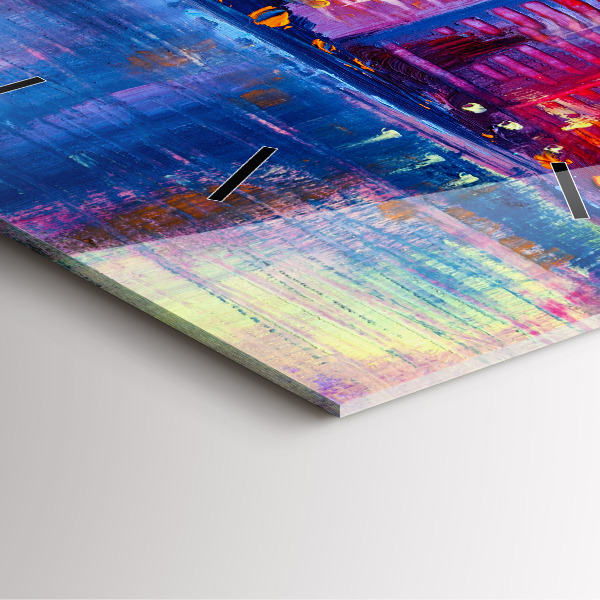 Reloj cuadrado Abstracto de rascacielos