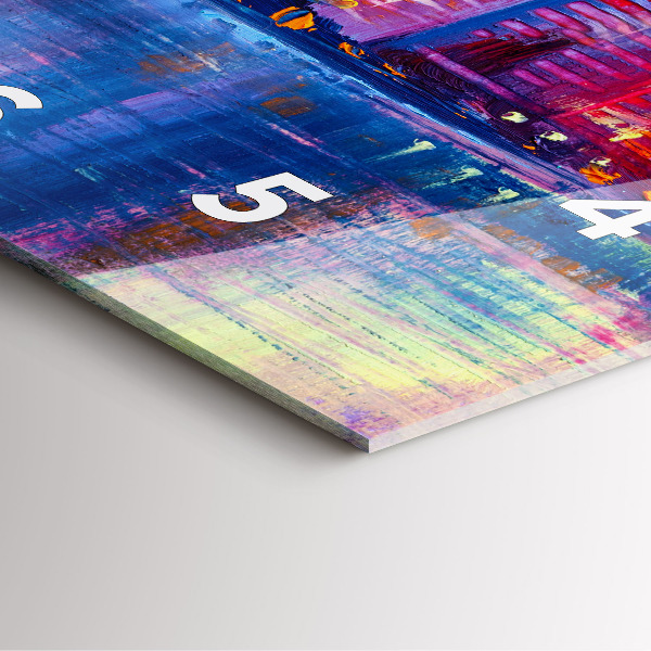 Reloj cuadrado Abstracto de rascacielos