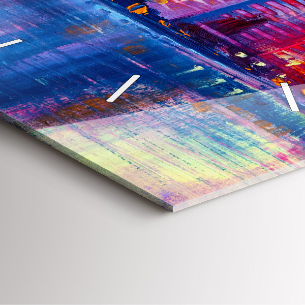 Reloj cuadrado Abstracto de rascacielos