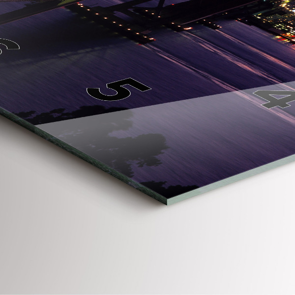 Reloj cuadrado Puesta de sol en USA