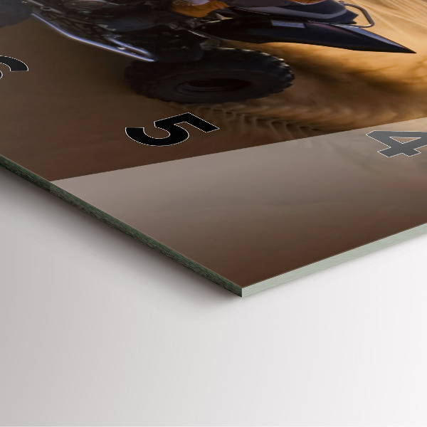 Reloj cuadrado Quad en el desierto