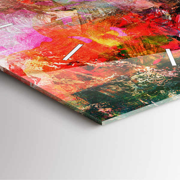 Reloj cuadrado Composición abstracta