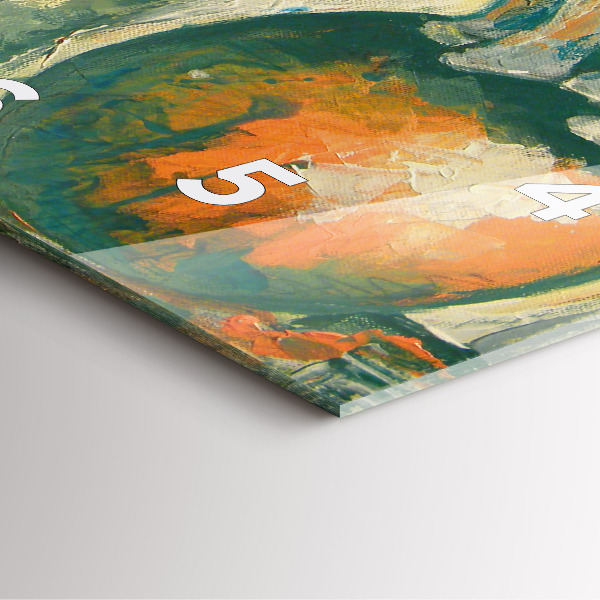 Reloj cuadrado Postura del elefante pintado