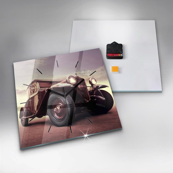 Reloj cuadrado Coche antiguo