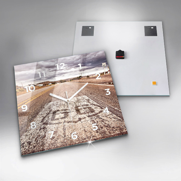 Reloj cuadrado Ruta 66 EE.UU.