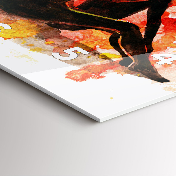 Reloj cuadrado Amor y una pareja de enamorados