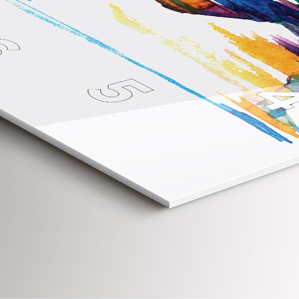 Reloj cuadrado Ilustración de un corredor