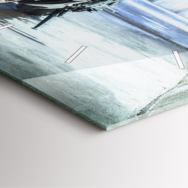 Reloj cuadrado Moto en un callejón