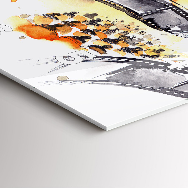 Reloj de pared cuadrado Cámara cinematográfica