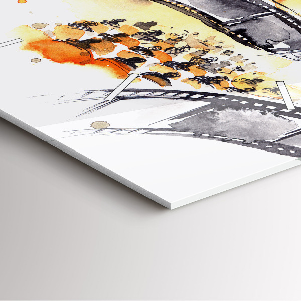 Reloj de pared cuadrado Cámara cinematográfica