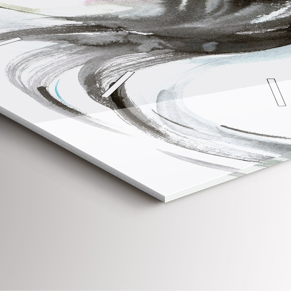 Reloj cuadrado Caballo y mujer abstractos