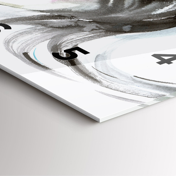 Reloj cuadrado Caballo y mujer abstractos