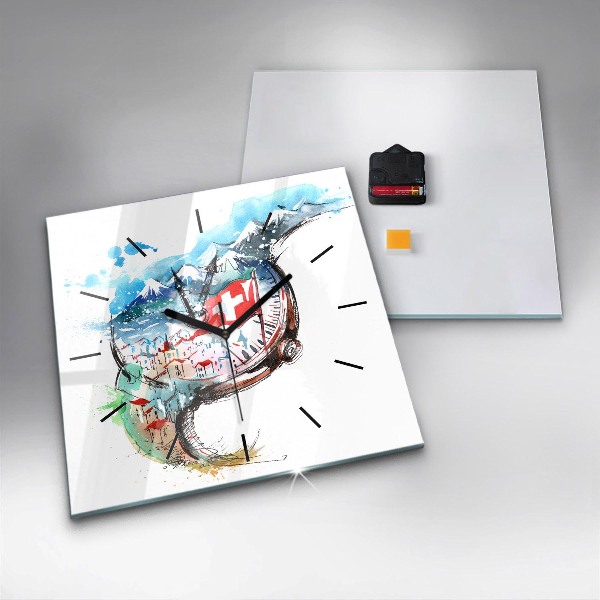 Reloj cuadrado Reloj suizo