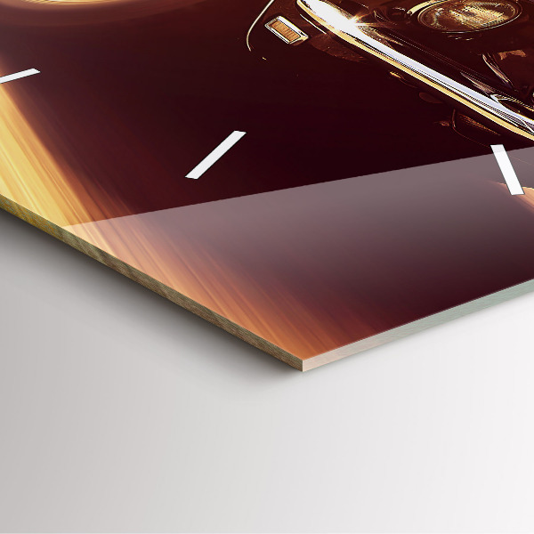 Reloj cuadrado Coche antiguo clásico