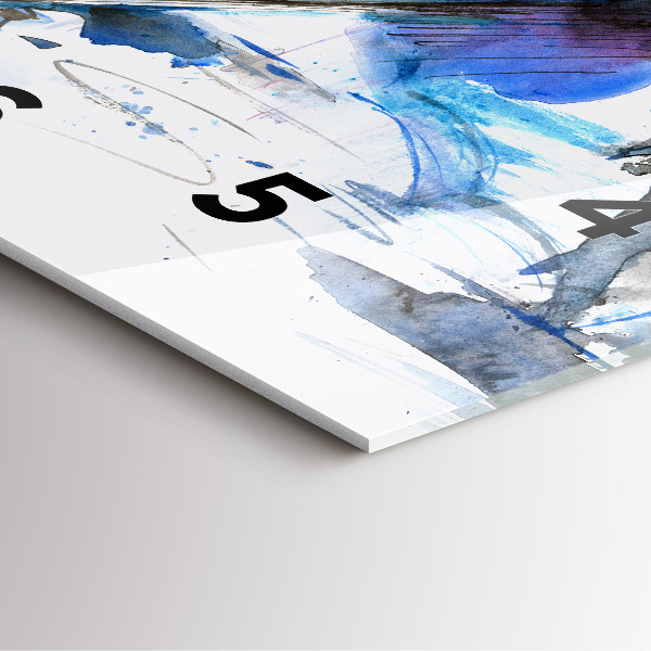 Reloj cuadrado Dálmata y paraguas