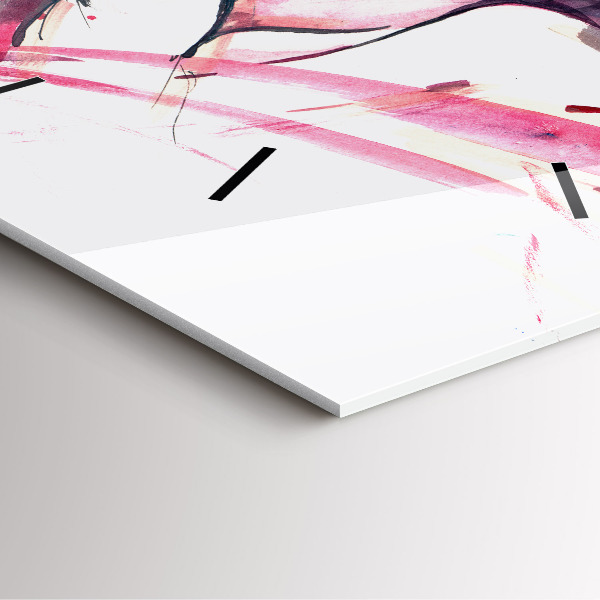 Reloj cuadrado Amantes abstractos