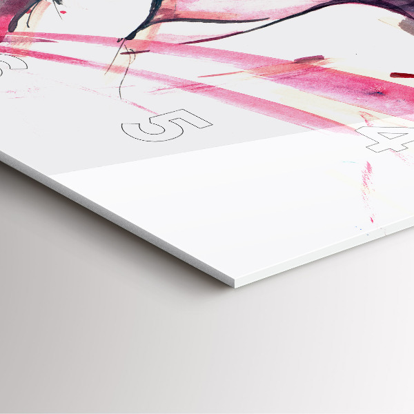 Reloj cuadrado Amantes abstractos