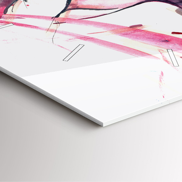 Reloj cuadrado Amantes abstractos