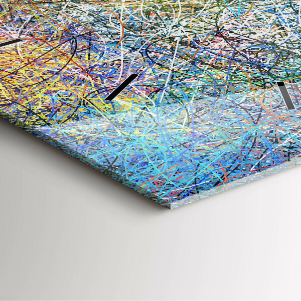 Reloj de pared cuadrado Abstracto - Emociones