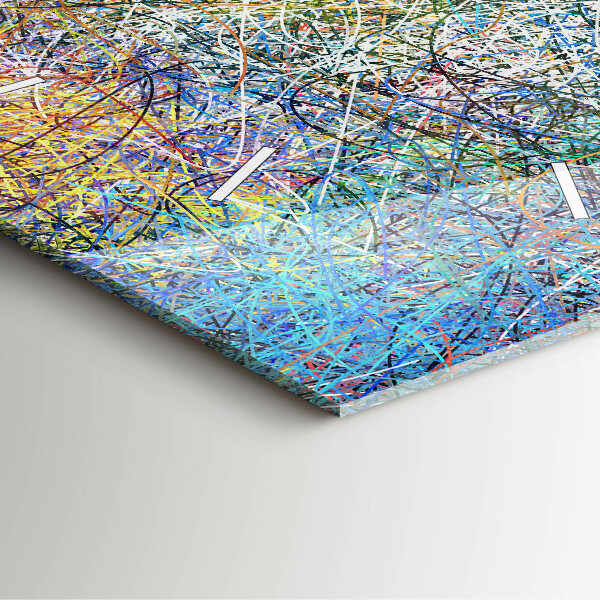 Reloj de pared cuadrado Abstracto - Emociones