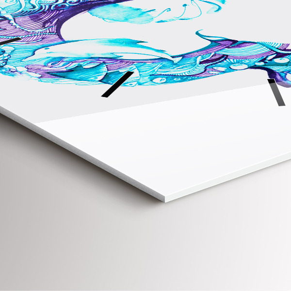 Reloj cuadrado Ancla de mar