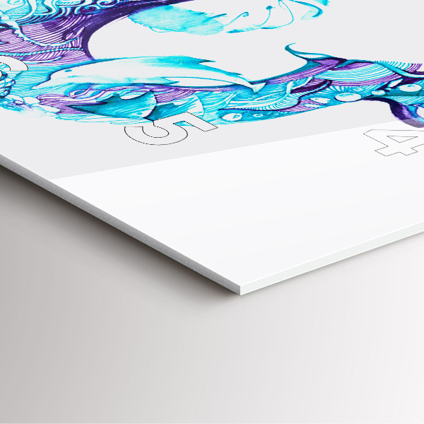 Reloj cuadrado Ancla de mar