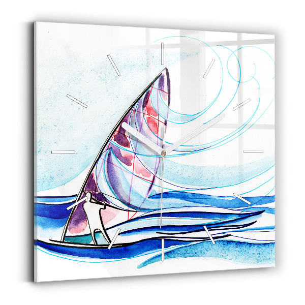 Reloj cuadrado Tabla de surf