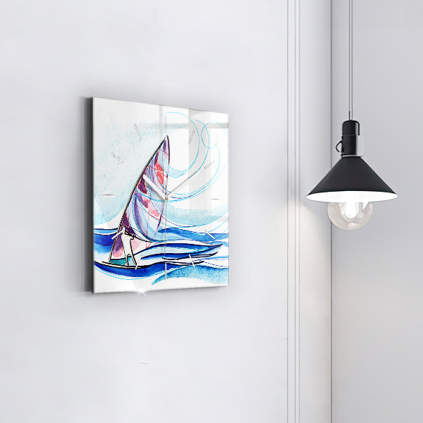 Reloj cuadrado Tabla de surf