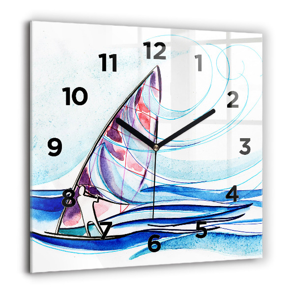 Reloj cuadrado Tabla de surf