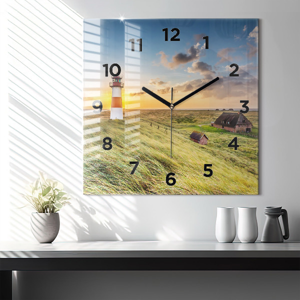 Reloj de pared cuadrado Faro