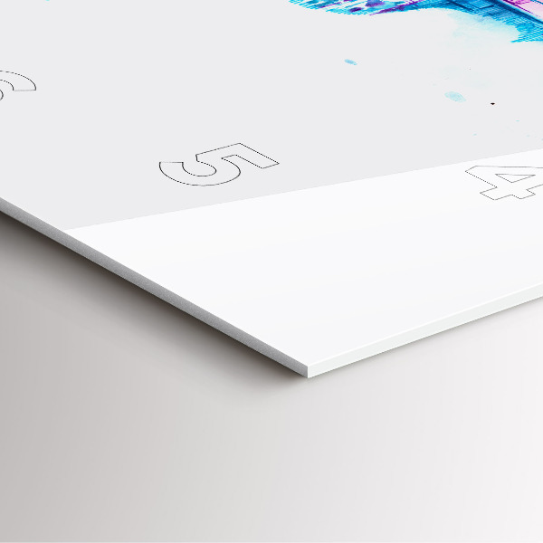 Reloj de pared cuadrado Cello Parque Lago