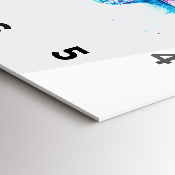 Reloj de pared cuadrado Cello Parque Lago