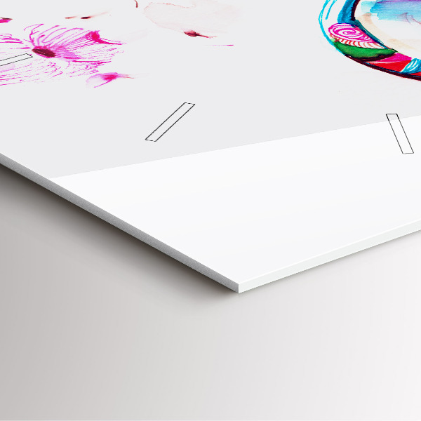 Reloj cuadrado Rostros de mujer con gafas