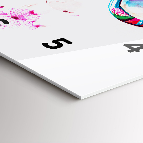 Reloj cuadrado Rostros de mujer con gafas