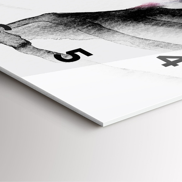 Reloj cuadrado Retrato de mujer