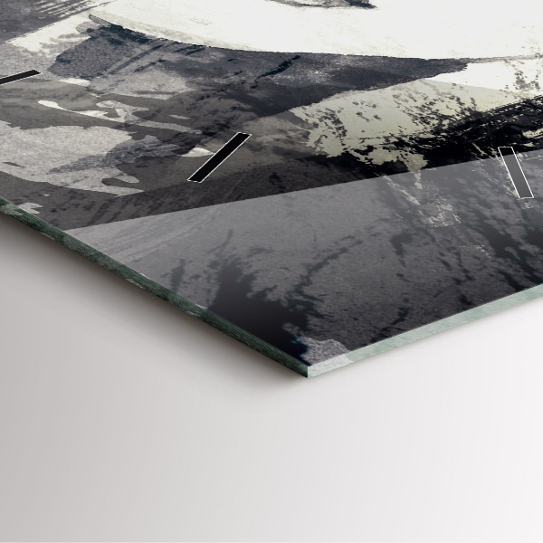 Reloj de pared cuadrado Mujer - acuarela