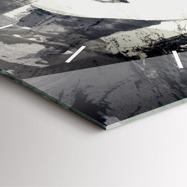 Reloj de pared cuadrado Mujer - acuarela