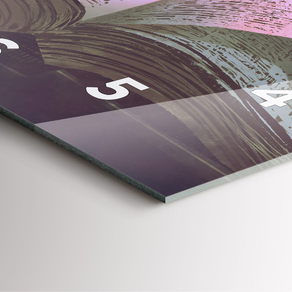 Reloj cuadrado Libro abstracto