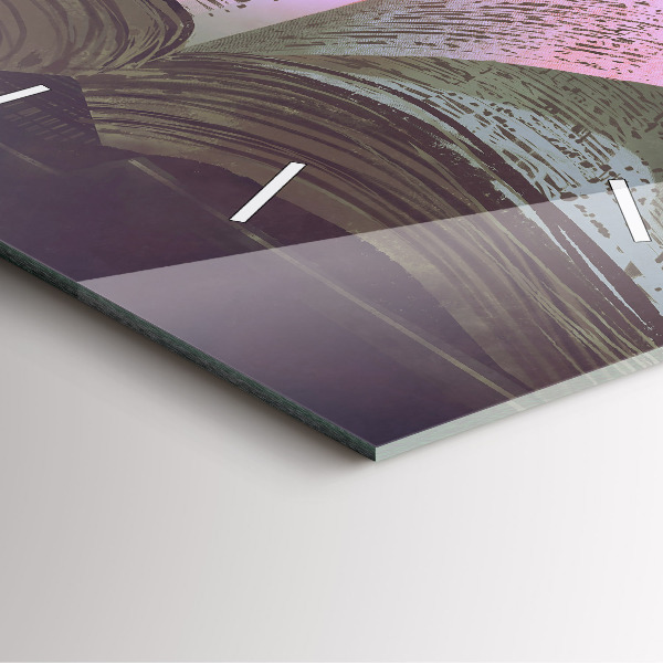 Reloj cuadrado Libro abstracto