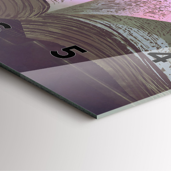 Reloj cuadrado Libro abstracto