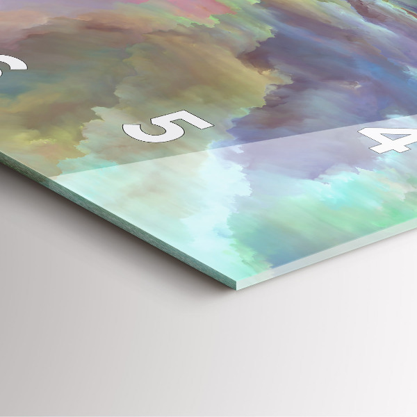 Reloj cuadrado Paisaje abstracto