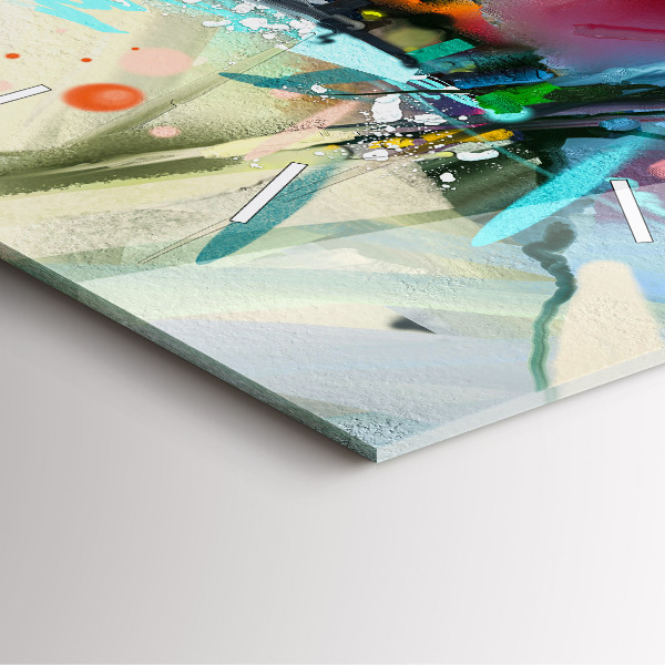 Reloj cuadrado Filas de especias