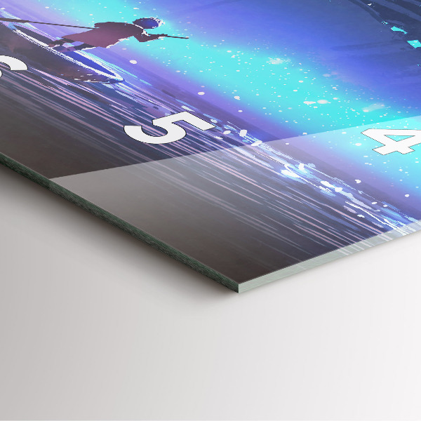 Reloj cuadrado Velero de fantasía