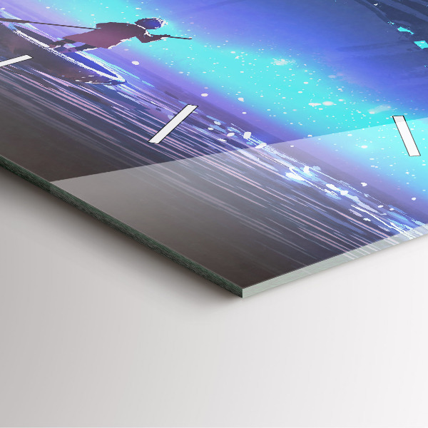 Reloj cuadrado Velero de fantasía